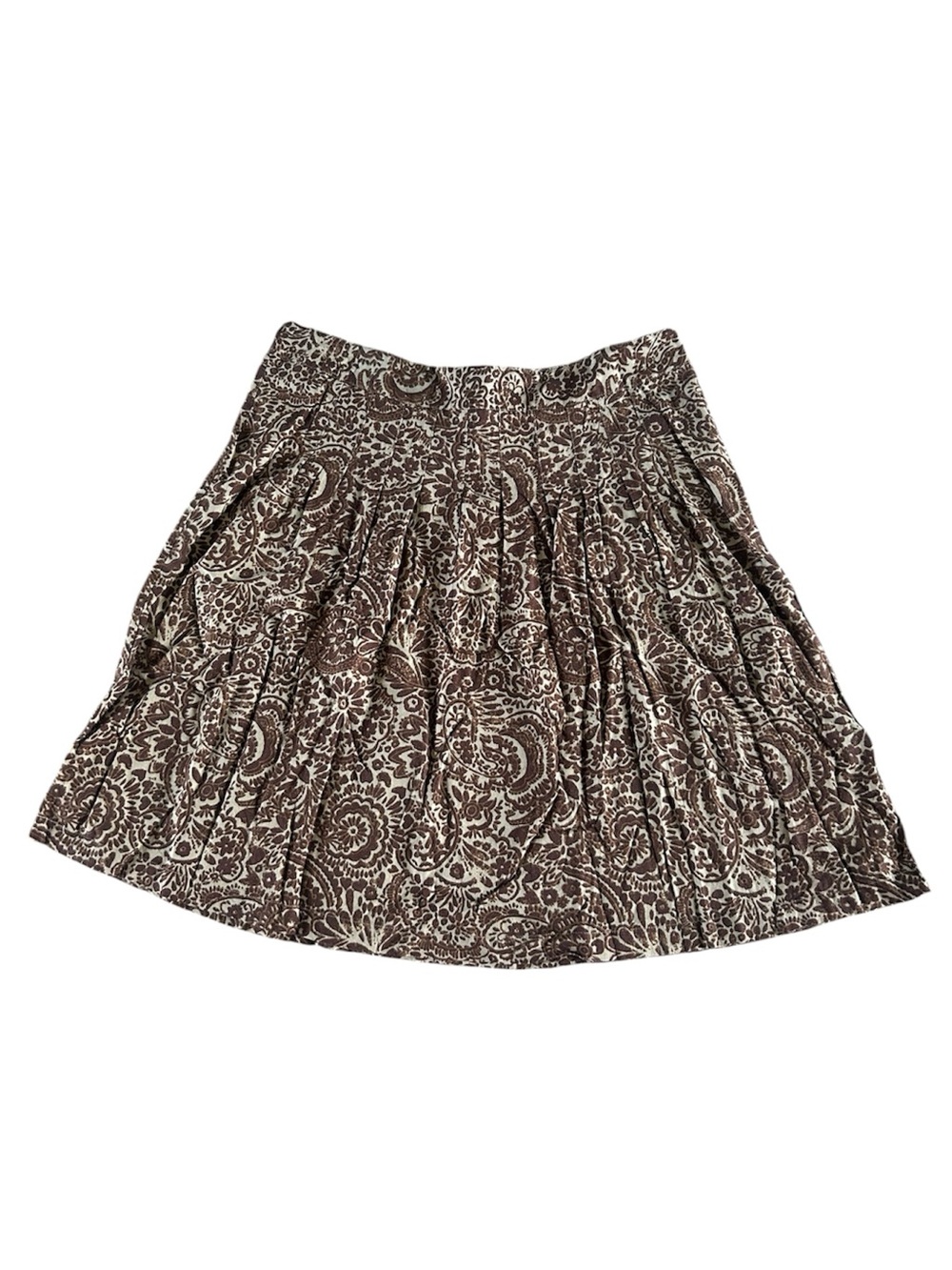 [Sag Harbor] Paisley Pleated Skirt